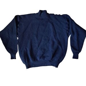 Vintage Havane Pour Bedo Black Wool Sweater – Made in Hong Kong – Size S